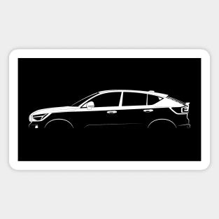 Volvo C40 Silhouette Magnet